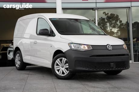 White 2026 Volkswagen Caddy 5 Van Cargo Tdi320