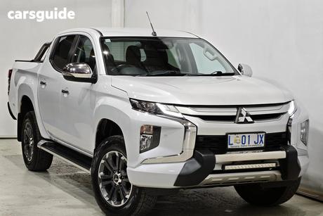 White 2018 Mitsubishi Triton Dual Cab Utility Gls (4X4)