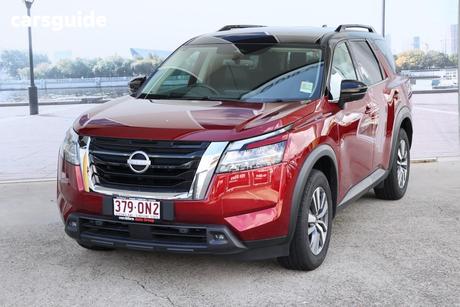 Red 2024 Nissan Pathfinder Wagon Ti (2Wd)