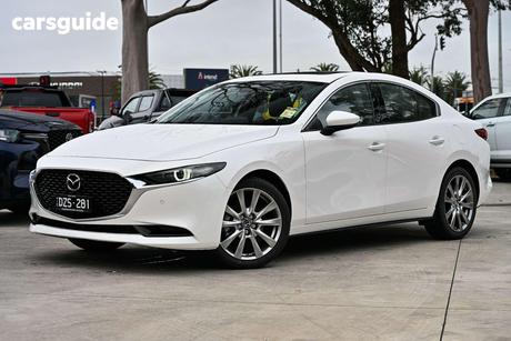 White 2026 Mazda Mazda3 Hatchback G25 Astina