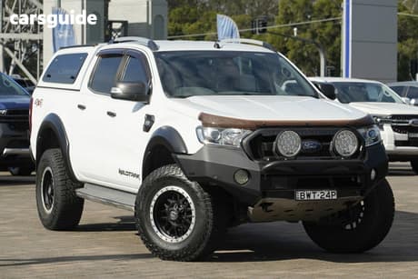 White 2017 Ford Ranger Dual Cab Pick-up Wildtrak 3.2 (4X4)