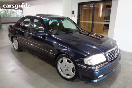 Blue 1996 Mercedes-Benz C200 Sedan Espirit