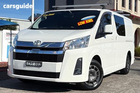 White 2021 Toyota HiAce Van Lwb Gl (Colours)