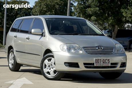 Silver 2006 Toyota Corolla Wagon Ascent