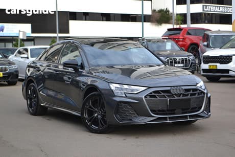 Grey 2025 Audi A3 Sedan 35 Tfsi S Line (Mhev)