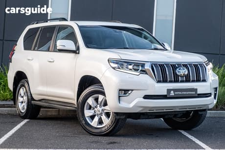 White 2021 Toyota Landcruiser Prado Wagon Gxl