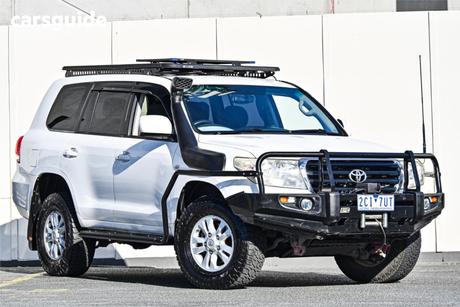 White 2008 Toyota Landcruiser Wagon Gxl (4X4)