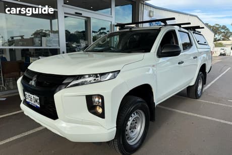 White 2019 Mitsubishi Triton Double Cab Pick Up Glx Adas (4X4)