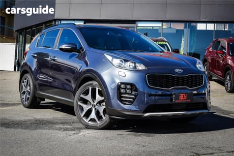 Blue 2017 Kia Sportage Wagon Gt-Line (Awd)
