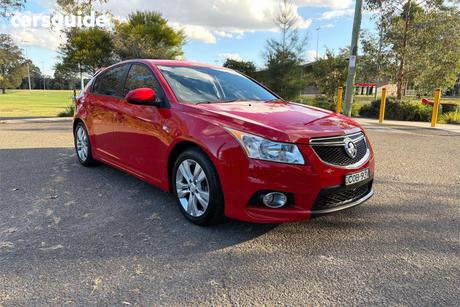 Red 2013 Holden Cruze Hatchback Sri
