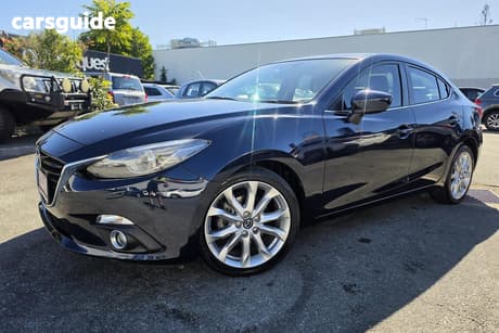 Blue 2015 Mazda 3 Sedan Sp25 Gt