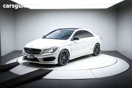 White 2014 Mercedes-Benz CLA250 Coupe Sport 4Matic
