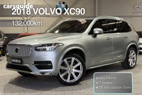 Silver 2018 Volvo XC90 Wagon T6 Inscription