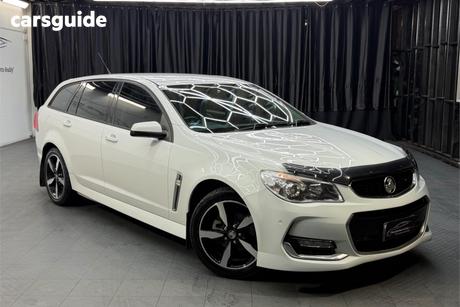 White 2017 Holden Commodore Sportswagon Sv6