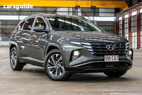 Grey 2021 Hyundai Tucson Wagon Elite (Awd)