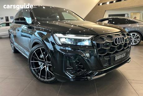 Black 2026 Audi Q7 Wagon 55 Tfsi S Line Quattro Mhev