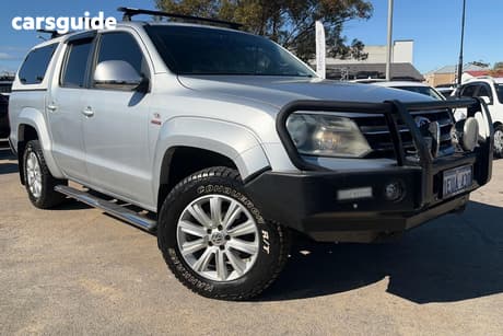 Silver 2014 Volkswagen Amarok Dual Cab Utility Tdi420 Highline (4X4)