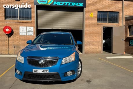Blue 2012 Holden Cruze Sedan SRI V JH MY13