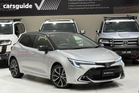 Silver 2025 Toyota Corolla Hatchback Zr Hybrid