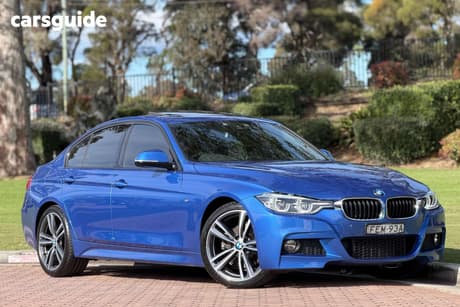 Blue 2017 BMW 330I Sedan Sport Line