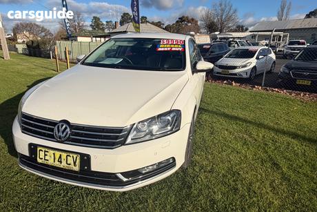 White 2015 Volkswagen Passat Sedan 130 Tdi Highline