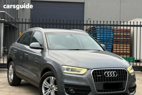 Grey 2012 Audi Q3 Wagon 2.0 Tdi Quattro (130Kw)