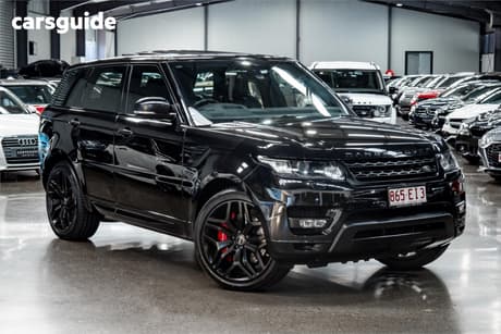 Black 2016 Land Rover Range Rover Sport SUV SDV6 HSE DYNAMIC 4X4