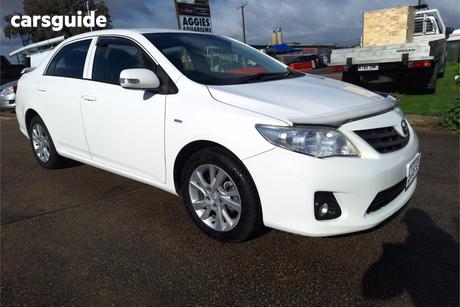 White 2011 Toyota Corolla Sedan Ascent Sport