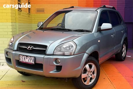 Silver 2007 Hyundai Tucson Wagon City