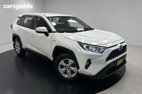 White 2020 Toyota RAV4 Wagon Gx Awd Hybrid