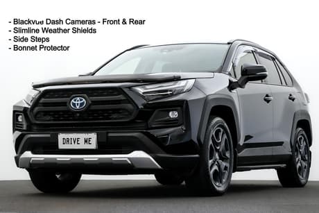 Black 2022 Toyota RAV4 Wagon Edge (Awd) Hybrid