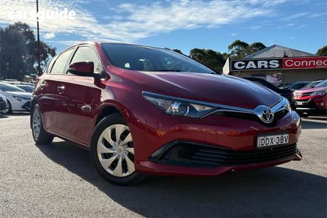Red 2016 Toyota Corolla Hatchback Ascent