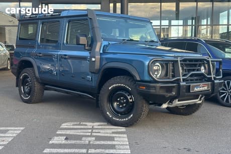 Blue 2025 Ineos Grenadier Wagon Trialmaster Edition