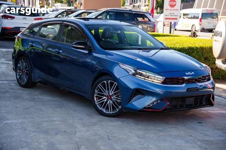 Blue 2022 Kia Cerato Hatchback Gt