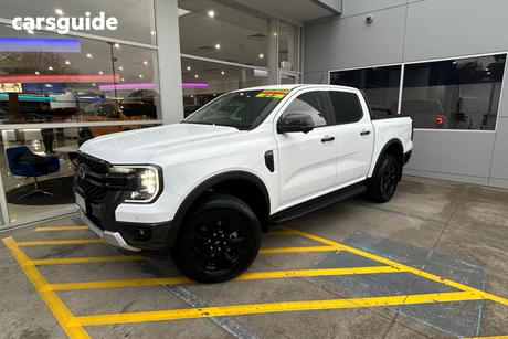 White 2025 Ford Ranger Double Cab Pick Up Phev Sport (4X4)