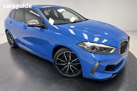 Blue 2020 BMW M135I Hatchback Xdrive
