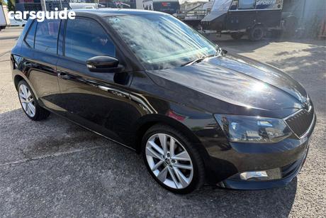 Black 2016 Skoda Fabia Hatchback 81 Tsi