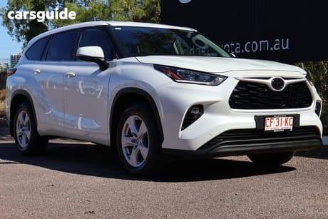White 2023 Toyota Kluger Wagon Gx Awd