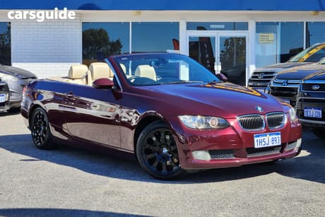 Red 2008 BMW 325I Convertible 25I