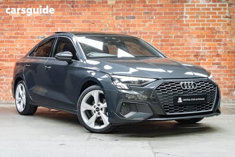 Grey 2024 Audi A3 Sedan 35 Tfsi Mhev