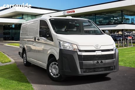 White 2021 Toyota HiAce Van Lwb