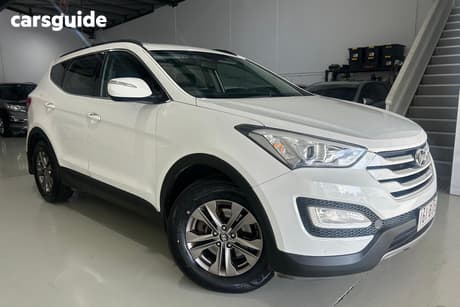 White 2012 Hyundai Santa FE Wagon Active Crdi (4X4)