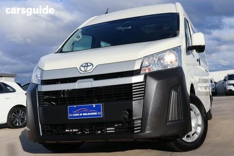 White 2020 Toyota HiAce Bus Slwb Commuter (12 Seats)