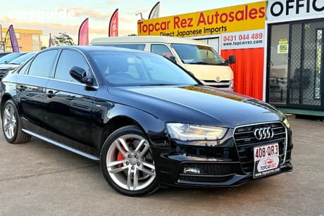 Black 2014 Audi A4 Sedan 2.0 Tfsi S-Line Quattro