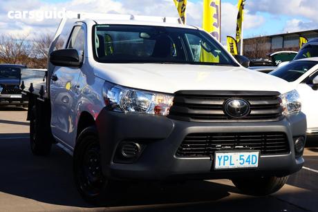 White 2022 Toyota Hilux Cab Chassis Workmate (4X2)