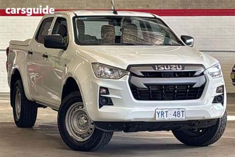 White 2020 Isuzu D-MAX Crew Cab Utility Sx (4X4)