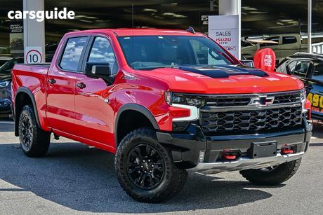 Red 2026 Chevrolet Silverado Crew Cab Pickup 1500 Zr2