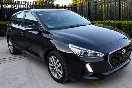 Black 2018 Hyundai I30 Hatchback Active 1.6 Crdi