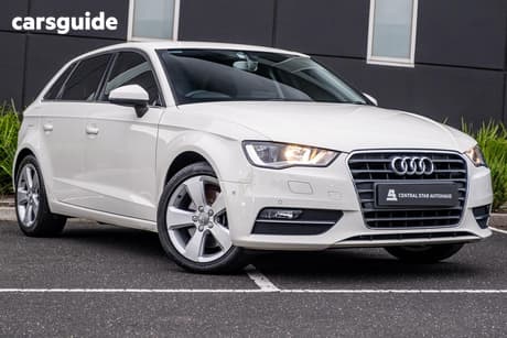 White 2015 Audi A3 Hatchback Sportback 1.8 Tfsi Ambition
