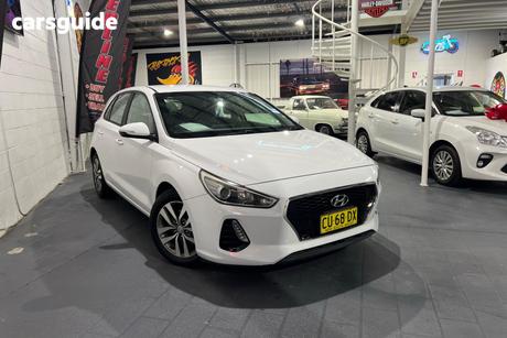 White 2017 Hyundai I30 Hatchback Active